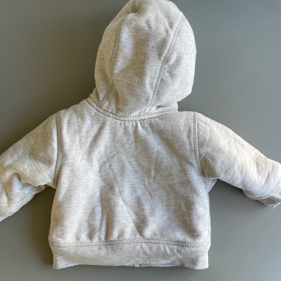 GUC Gap Sherpa Lined Zip Hoodie sz6-12M - Picture 3 of 3